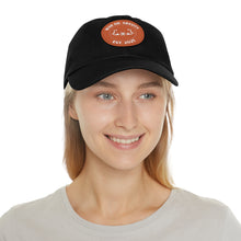 Load image into Gallery viewer, War on Gravity-Dad Hat with Leather Patch (Round)