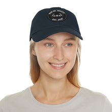Load image into Gallery viewer, War on Gravity-Dad Hat with Leather Patch (Round)