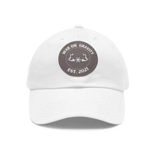 Load image into Gallery viewer, War on Gravity-Dad Hat with Leather Patch (Round)