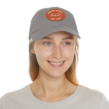 Load image into Gallery viewer, War on Gravity-Dad Hat with Leather Patch (Round)