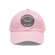 Load image into Gallery viewer, War on Gravity-Dad Hat with Leather Patch (Round)