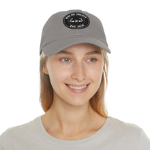 Load image into Gallery viewer, War on Gravity-Dad Hat with Leather Patch (Round)