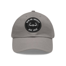 Load image into Gallery viewer, War on Gravity-Dad Hat with Leather Patch (Round)