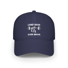 Load image into Gallery viewer, Land Bass Gain Mass Baseball Cap
