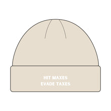Load image into Gallery viewer, Hit Maxes Evade Taxes Beanie
